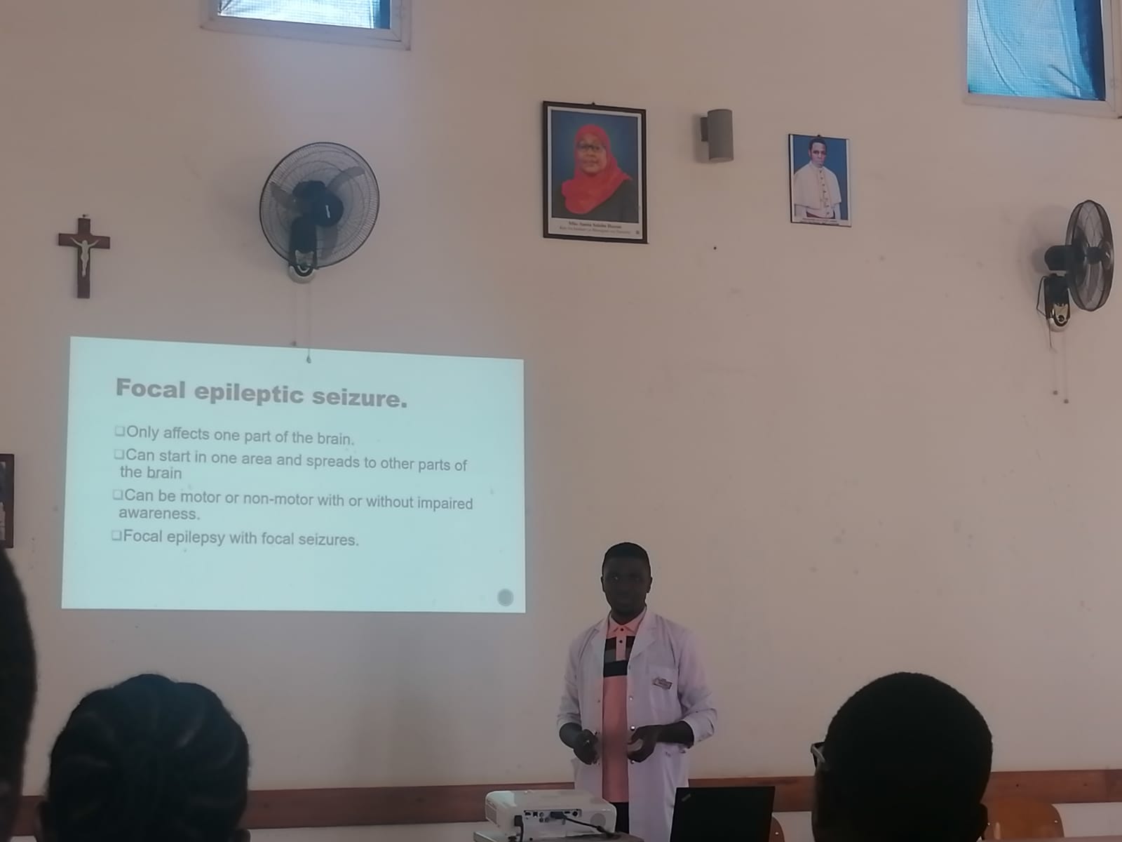 Raising Awareness to Workers of St Francis regional Referral hospital at Ifakara, Morogoro during Friday General meeting.